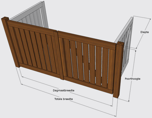 Illustratie poort