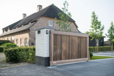 Houten poort