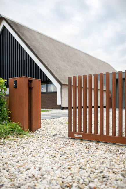 Poort corten staal