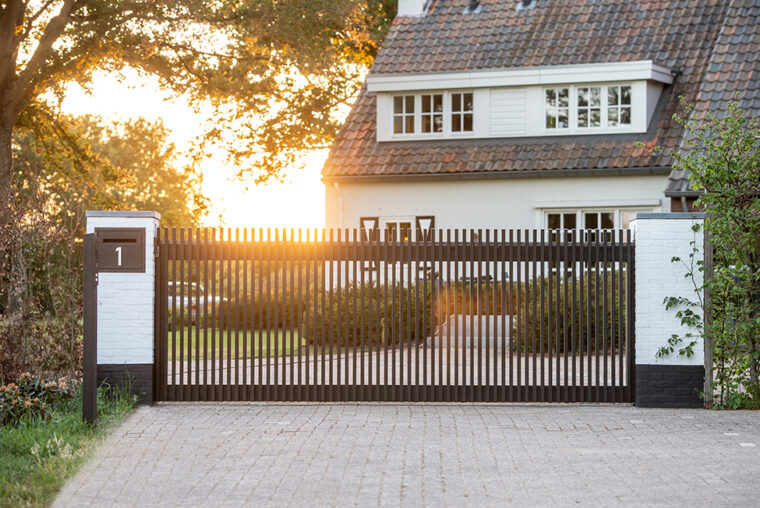 Houten poort op maat