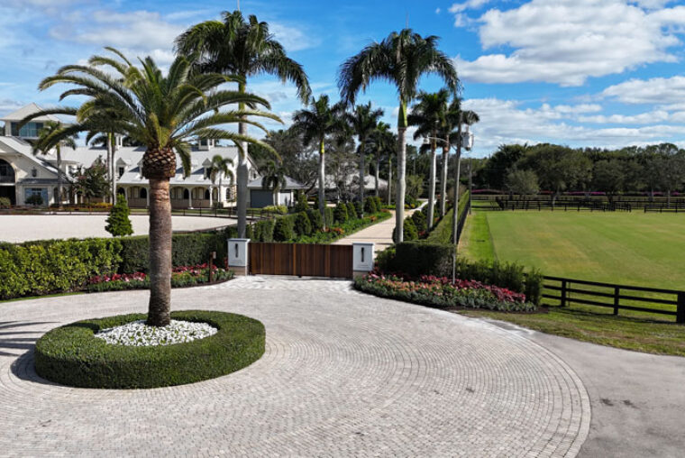 Houten poort Amerika